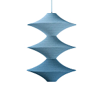 Подвесной вязаный голубой светильник «Звезда Востока 03» варинант исполнения - 2 | Loft Concept в Воронеже