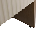 Тумба под телевизор серая с мраморной столешницей Uniqueness Marble варинант исполнения - 8 | Loft Concept в Воронеже