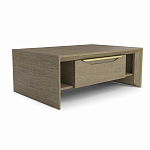 Стол журнальный с ящиками и открытыми полками Flowchart варинант исполнения - 1 | Loft Concept в Воронеже