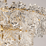 Люстра многоярусная с объемными прозрачными цветами Hanging Flowers варинант исполнения - 4 | Loft Concept в Воронеже