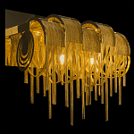 Бра с металлическими дугами и цепочками 33 см Atlantis Chain варинант исполнения - 8 | Loft Concept в Воронеже