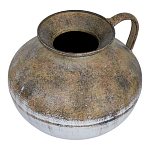 Ваза металлическая с ручкой Bygone Era варинант исполнения - 2 | Loft Concept в Воронеже