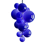 Люстра Grape Balls Синее стекло  варинант исполнения - 2 | Loft Concept в Воронеже