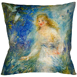 Подушка декоративная с принтом Весна Impressionism in Art варинант исполнения - 1 | Loft Concept в Воронеже