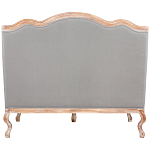 Диван двухместный из массива бука светло-серый Solid Luxury варинант исполнения - 2 | Loft Concept в Воронеже