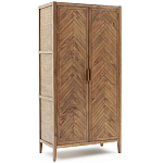 Шкаф из массива сосны с орнаментом "Ёлочка" Geometric Ornament варинант исполнения - 2 | Loft Concept в Воронеже