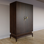 Платяной шкаф Elsa Dreams Walnut с 2-мя фасадами варинант исполнения - 2 | Loft Concept в Воронеже