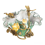 Чаша фигурная с обитателями леса и цветами Eden Garden варинант исполнения - 1 | Loft Concept в Воронеже