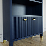 Книжный Стеллаж Elsa Dreams Blue с задней стенкой варинант исполнения - 1 | Loft Concept в Воронеже