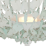 Люстра круглая с каскадом из декоративных элементов Sea Glass варинант исполнения - 3 | Loft Concept в Воронеже