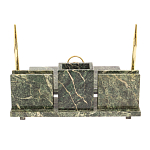 Настольный письменный набор из змеевика с гербом России Successful Leader варинант исполнения - 2 | Loft Concept в Воронеже