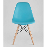 Пластиковый стул на ножках из массива бука Eames Torquoise варинант исполнения - 4 | Loft Concept в Воронеже