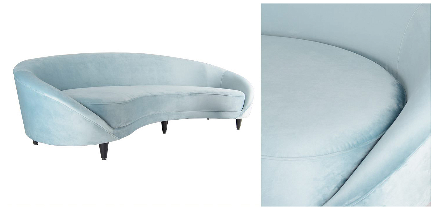 Диван Paulet Light Blue Sofa Диван Paulet Light Blue Sofa - Loft-Concept в Воронеже