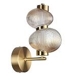 Бра с 2-мя рифлеными стеклянными шарами Marcelh Light варинант исполнения - 5 | Loft Concept в Воронеже