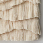 Светло-Бежевое Панно из нитей White Landscape Wall Hanging варинант исполнения - 1 | Loft Concept в Воронеже