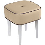 Квадратный мягкий пуф на белых ножках Winton Pouf Square варинант исполнения - 19 | Loft Concept в Воронеже