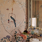 Обои ручная роспись Cecily pink варинант исполнения - 5 | Loft Concept в Воронеже