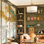 Обои ручная роспись Bamboo River Blossom Original colourway on Deep Rich Gold gilded paper with pearlescent antiquing варинант исполнения - 3 | Loft Concept в Воронеже