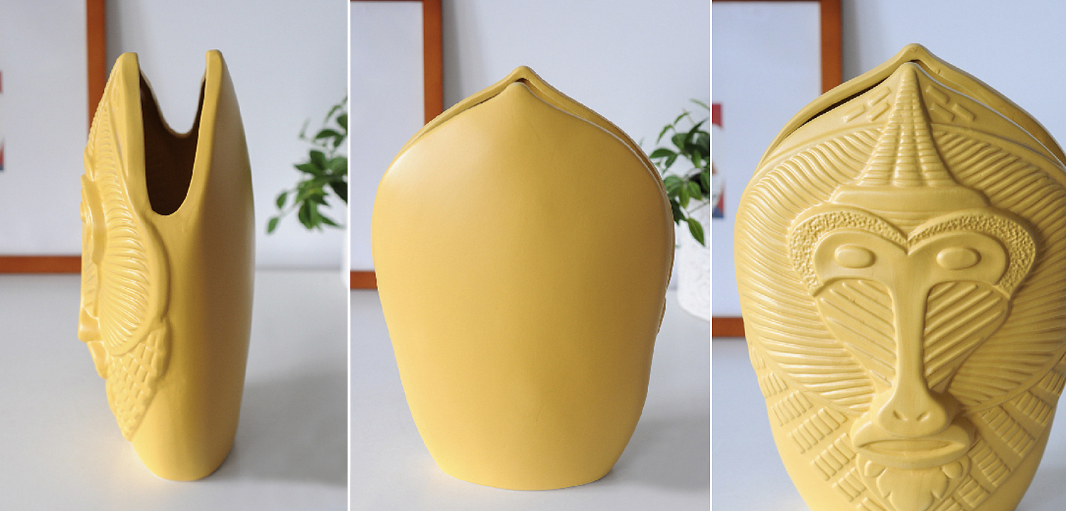 Ваза Color Monkey Vase yellow Ваза Color Monkey Vase yellow - Loft-Concept в Воронеже