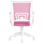 Офисное кресло с основанием из белого пластика Desk chairs Pink варинант исполнения - 4 | Loft Concept в Воронеже