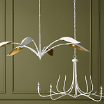 Люстра белая с плафонами в виде лепестков Delicate Flower варинант исполнения - 5 | Loft Concept в Воронеже