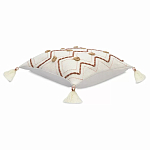 Подушка декоративная с геометрическим узором и кисточками Divine Abstractions варинант исполнения - 1 | Loft Concept в Воронеже