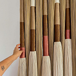 Текстильное Панно Макраме для ресторана Mexico Wall Hanging  варинант исполнения - 1 | Loft Concept в Воронеже