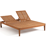 Шезлонг двухместный из эвкалипта Sunset варинант исполнения - 4 | Loft Concept в Воронеже