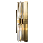 Бра с двумя хрустальными цилиндрическими плафонами Glass TUBE варинант исполнения - 2 | Loft Concept в Воронеже