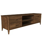 ТВ-тумба с 4-мя ящиками и полками из массива бука Tasteful Furniture варинант исполнения - 1 | Loft Concept в Воронеже