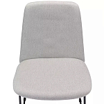 Стул мягкий светло-серый Chair Gray Runners варинант исполнения - 5 | Loft Concept в Воронеже