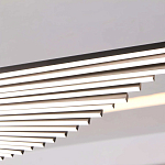 Люстра в виде распахнутых крыльев из тонких металлических планок Flight of Freedom варинант исполнения - 12 | Loft Concept в Воронеже