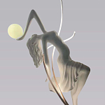 Торшер белая статуэтка Девушка Girl Carries Light Balls варинант исполнения - 2 | Loft Concept в Воронеже