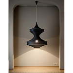 Подвесной вязаный черный светильник «Моника» варинант исполнения - 5 | Loft Concept в Воронеже