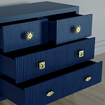 Бельевой Комод с 4 ящиками Elsa Dreams Blue варинант исполнения - 3 | Loft Concept в Воронеже