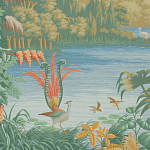 Обои ручная роспись Le Brésil Paille варинант исполнения - 3 | Loft Concept в Воронеже