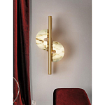 Бра  с фигурным мраморным рассеивателем Spiral of Warm Light варинант исполнения - 7 | Loft Concept в Воронеже