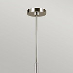 Люстра с 6-ю лампами на тонких изогнутых рожках в современном стиле Feiss варинант исполнения - 9 | Loft Concept в Воронеже