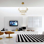 Люстра подвесная с 3-мя кольцевыми светодиодными лампами Catcher варинант исполнения - 2 | Loft Concept в Воронеже