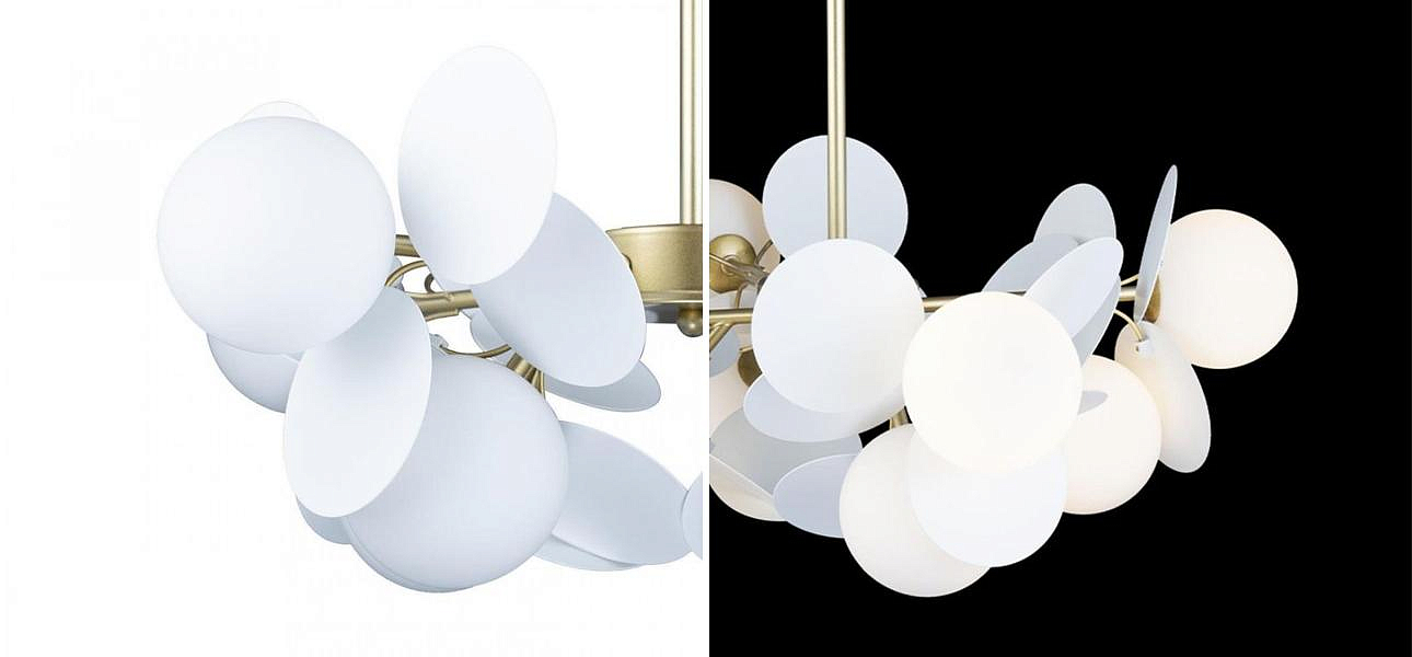 Люстра MATISSE Chandelier White 8 ламп Люстра MATISSE Chandelier White 8 ламп - Loft-Concept в Воронеже