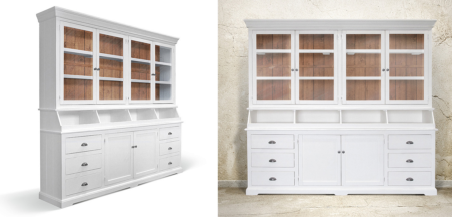 Шкаф Ruggerio Provence HARMONIE Glass Door big Шкаф Ruggerio Provence HARMONIE Glass Door big - Loft-Concept в Воронеже