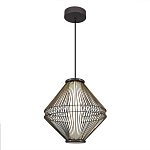 Подвесной светильник с плетеным металлическим каркасом Metal Interweaving варинант исполнения - 1 | Loft Concept в Воронеже