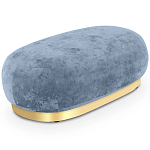 Длинный овальный пуф Ambrose Soft Oval Pouf варинант исполнения - 1 | Loft Concept в Воронеже