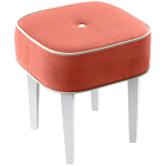 Квадратный мягкий пуф на белых ножках Winton Pouf Square варинант исполнения - 15 | Loft Concept в Воронеже