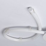 Люстра белого цвета с тремя изогнутыми светодиоидными плафонами Luke Lampco Tracer Lamp варинант исполнения - 8 | Loft Concept в Воронеже