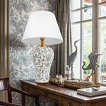 Настольная лампа с цветочной росписью Lamp Flower Painting варинант исполнения - 5 | Loft Concept в Воронеже