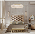 Бра с каскадом из прозрачного хрусталя и корпусом золотого цвета Constant Sparks варинант исполнения - 6 | Loft Concept в Воронеже