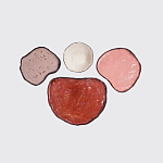 Сет из 4-х тарелок «QARTZITE» варинант исполнения - 1 | Loft Concept в Воронеже