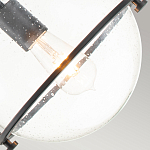 Подвесной светильник с прозрачным плафоном в форме шара в арочной подвеске Hinkley варинант исполнения - 7 | Loft Concept в Воронеже