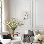 Бра с золотым основанием и 5-ю белыми шарообразными плафонами Bubble варинант исполнения - 4 | Loft Concept в Воронеже